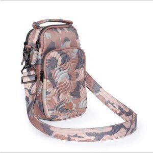 Skeeter Mini Convertible Crossbody, Camo Rose, NWT